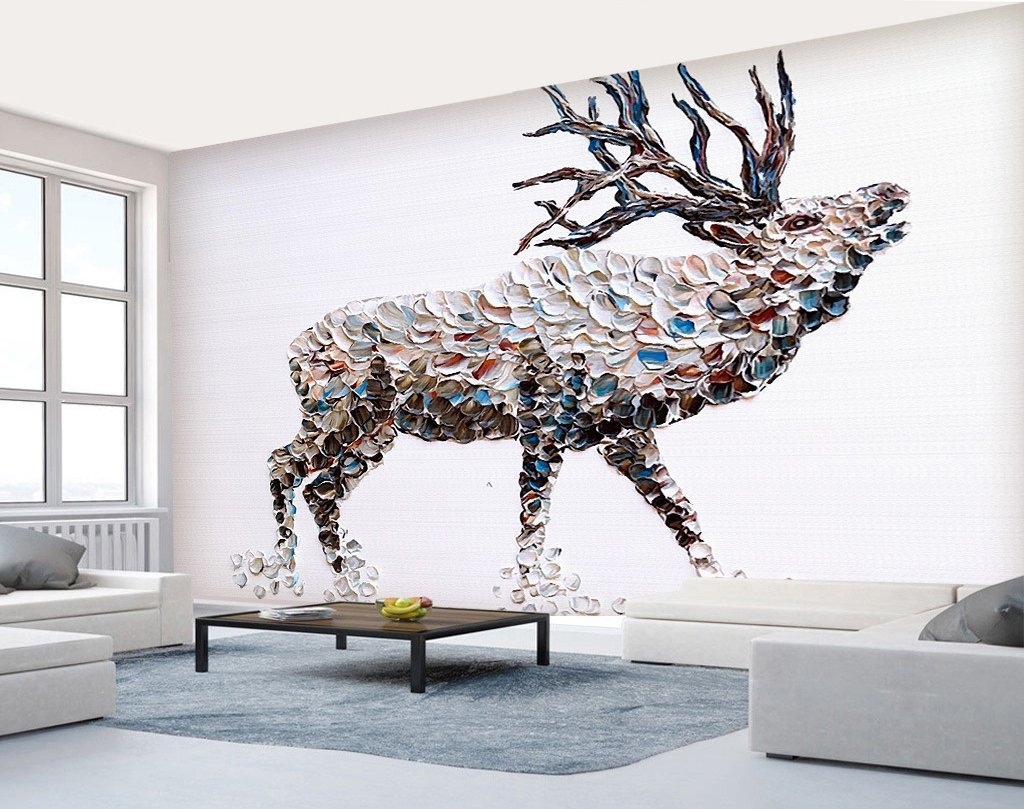 3D Elk 391 Wall Murals Wallpaper AJ Wallpaper 2 