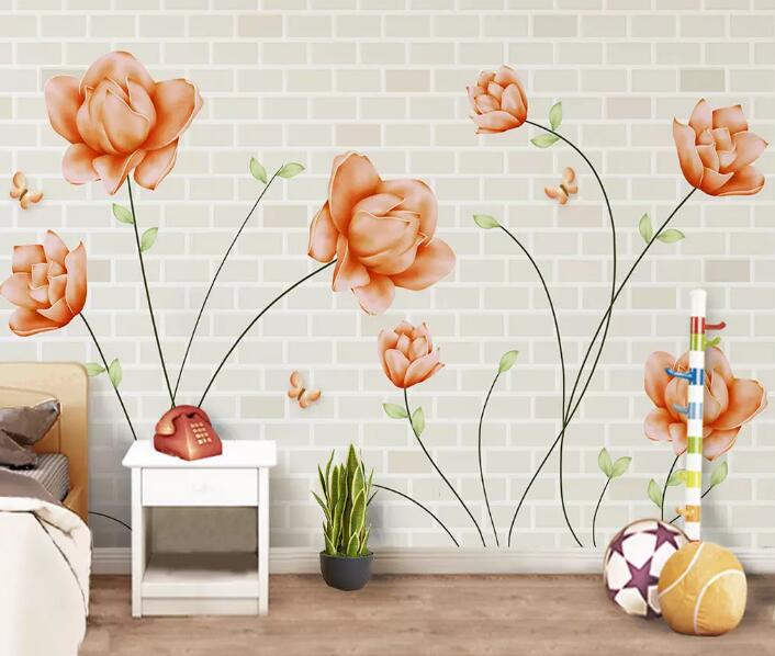 3D Swaying Flower WG577 Wall Murals