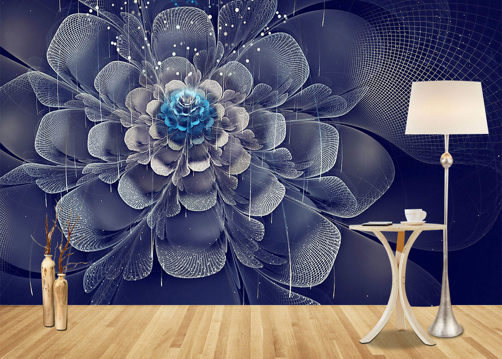 3D Invisible Flower WG347 Wall Murals