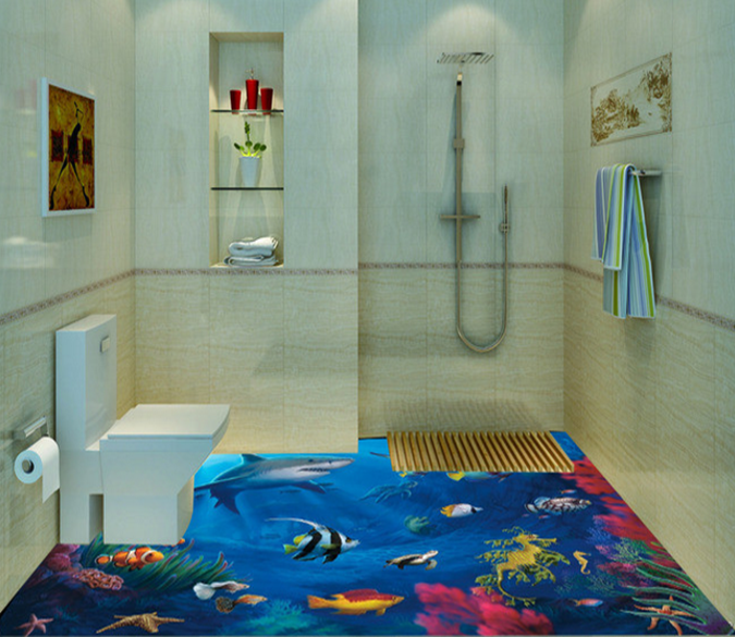 3D The Underwater World 232 Floor Mural Wallpaper AJ Wallpaper 2 