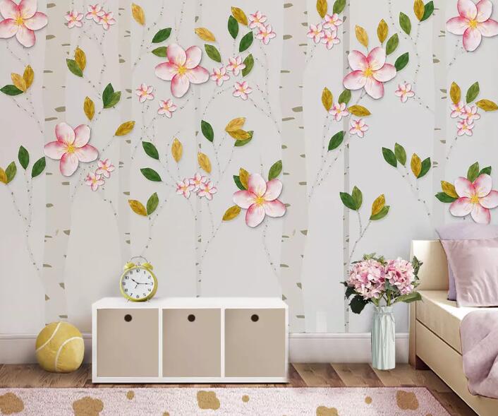 3D Fresh Flowers WG95 Wall Murals Wallpaper AJ Wallpaper 2 