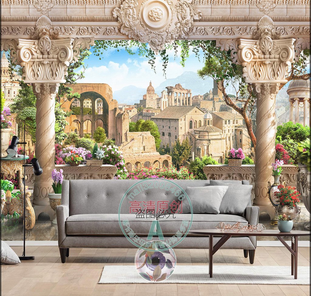 3D Palace 580 Wall Murals Wallpaper AJ Wallpaper 2 