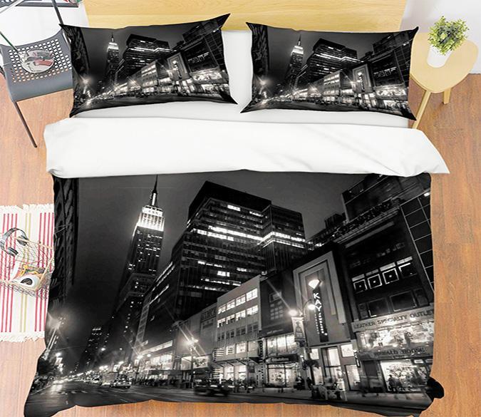 3D Night City 091 Bed Pillowcases Quilt Wallpaper AJ Wallpaper 