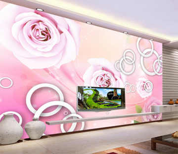 3D Rose Circle 220 Wallpaper AJ Wallpaper 