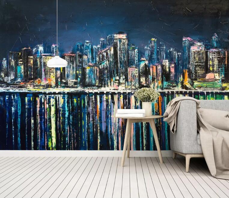 3D Night Lights WG80 Wall Murals Wallpaper AJ Wallpaper 2 