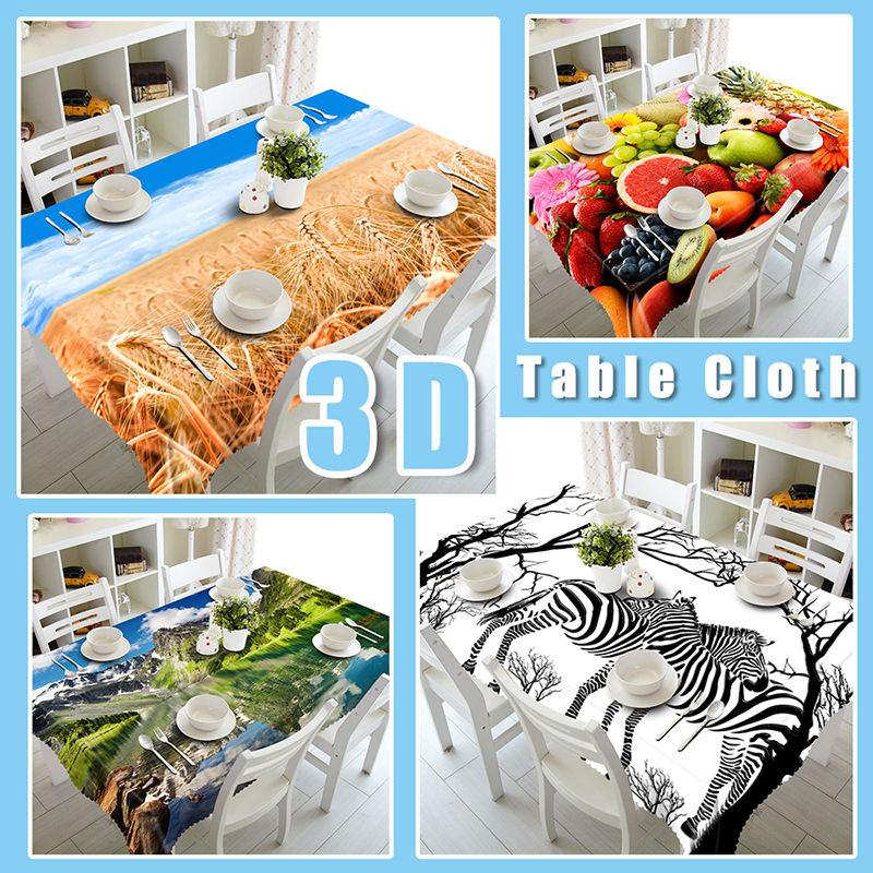 3D City Scenery 1218 Tablecloths