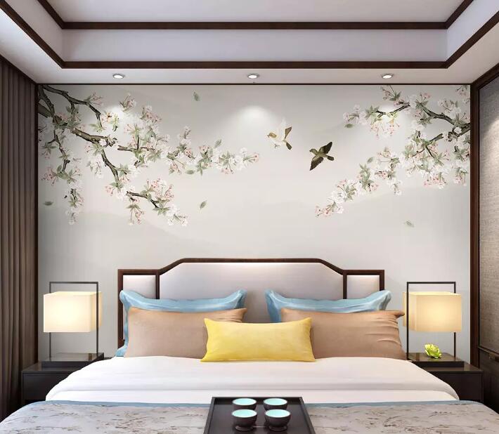 3D Deciduous Bird WG958 Wall Murals