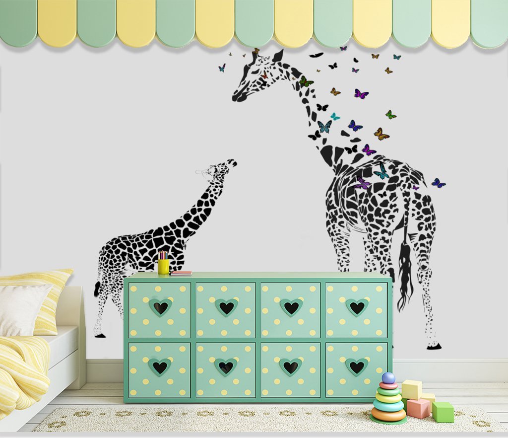 3D Giraffe 433 Wall Murals Wallpaper AJ Wallpaper 2 