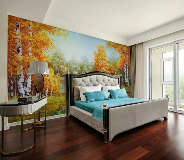 3D Maple Forest WG1117 Wall Murals