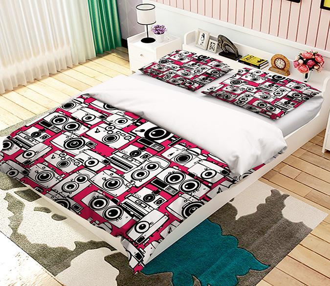 3D Camera Telescope 023 Bed Pillowcases Quilt Wallpaper AJ Wallpaper 