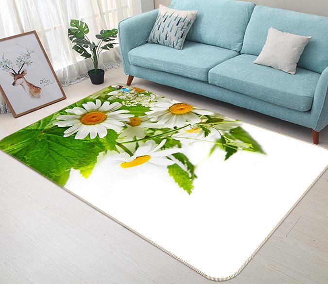 3D Chrysanthemum Flower 636 Non Slip Rug Mat Mat AJ Creativity Home 