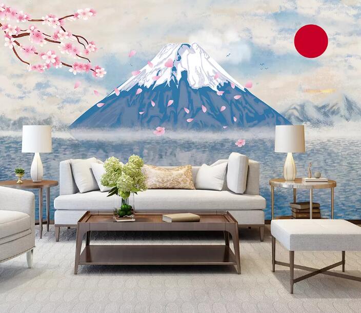 3D Snow Mountain WG726 Wall Murals