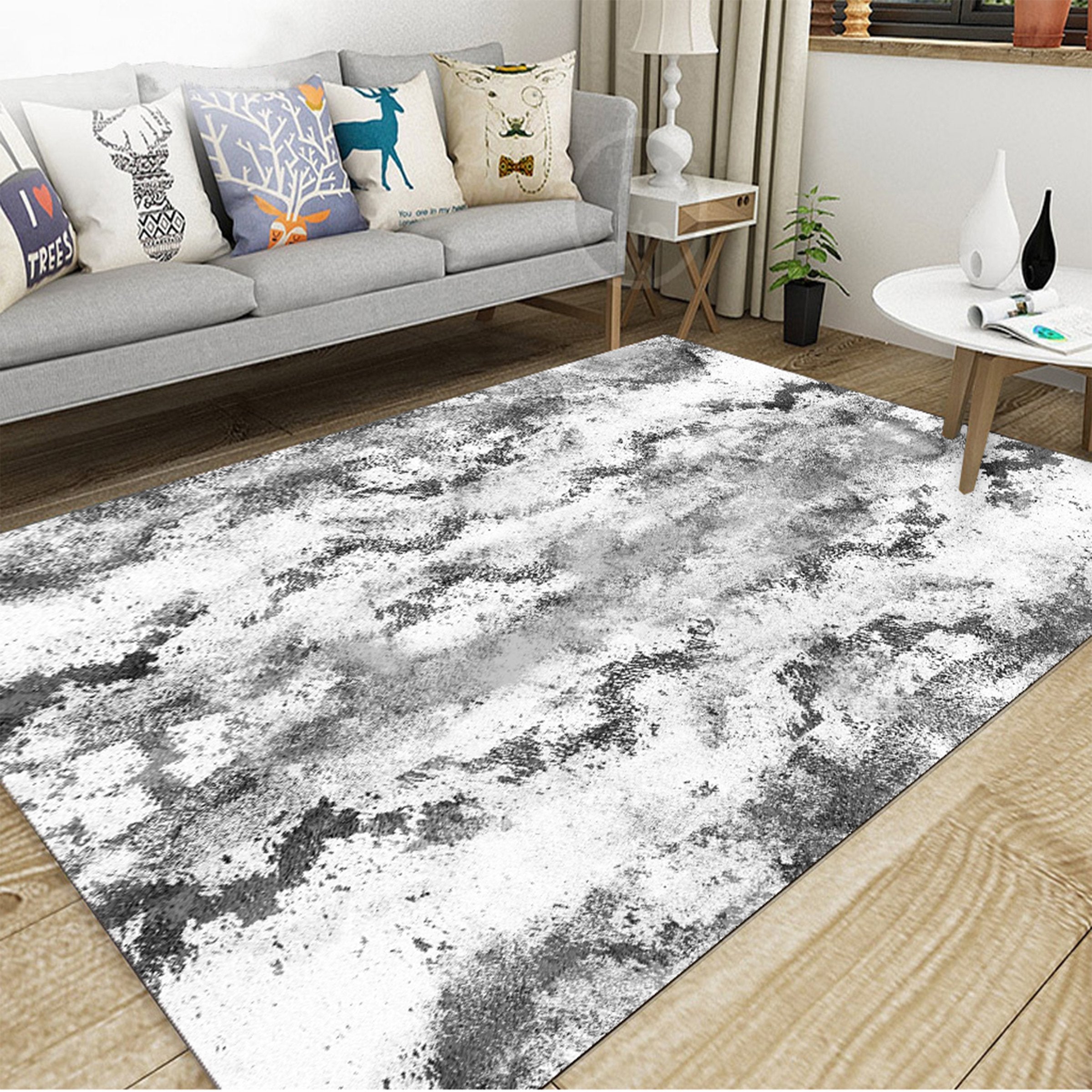 3D Black Inkjet WG183 Non Slip Rug Mat Mat AJ Creativity Home 