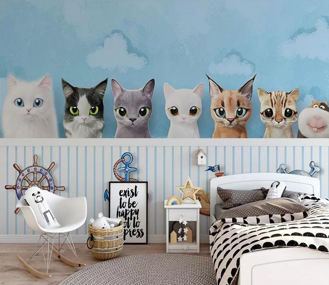 3d funny cat wallpapers