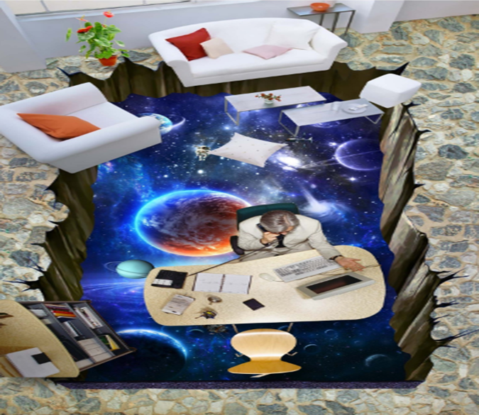 3D Stellar 402 Floor Mural Wallpaper AJ Wallpaper 2 