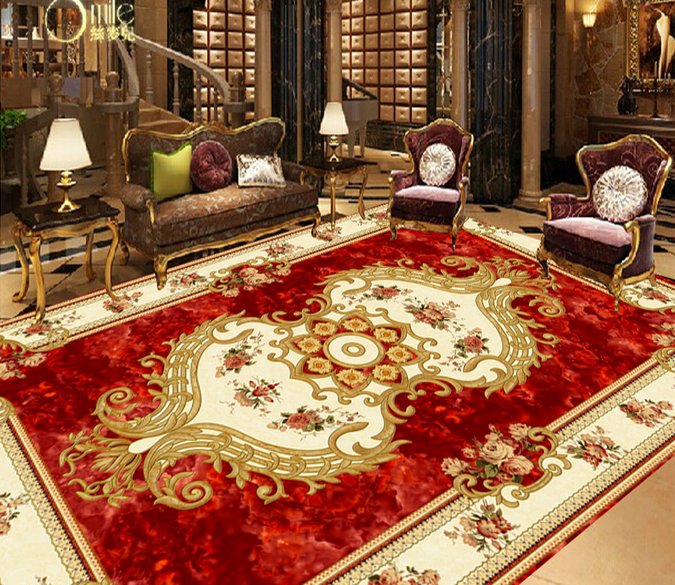 3D Red Carpet 046 Floor Mural Wallpaper AJ Wallpaper 2 