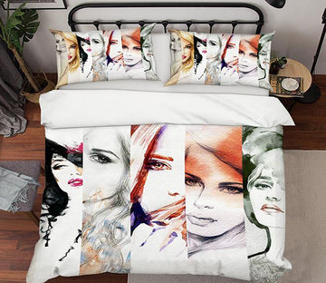 3D Color Woman 097 Bed Pillowcases Quilt Wallpaper AJ Wallpaper 