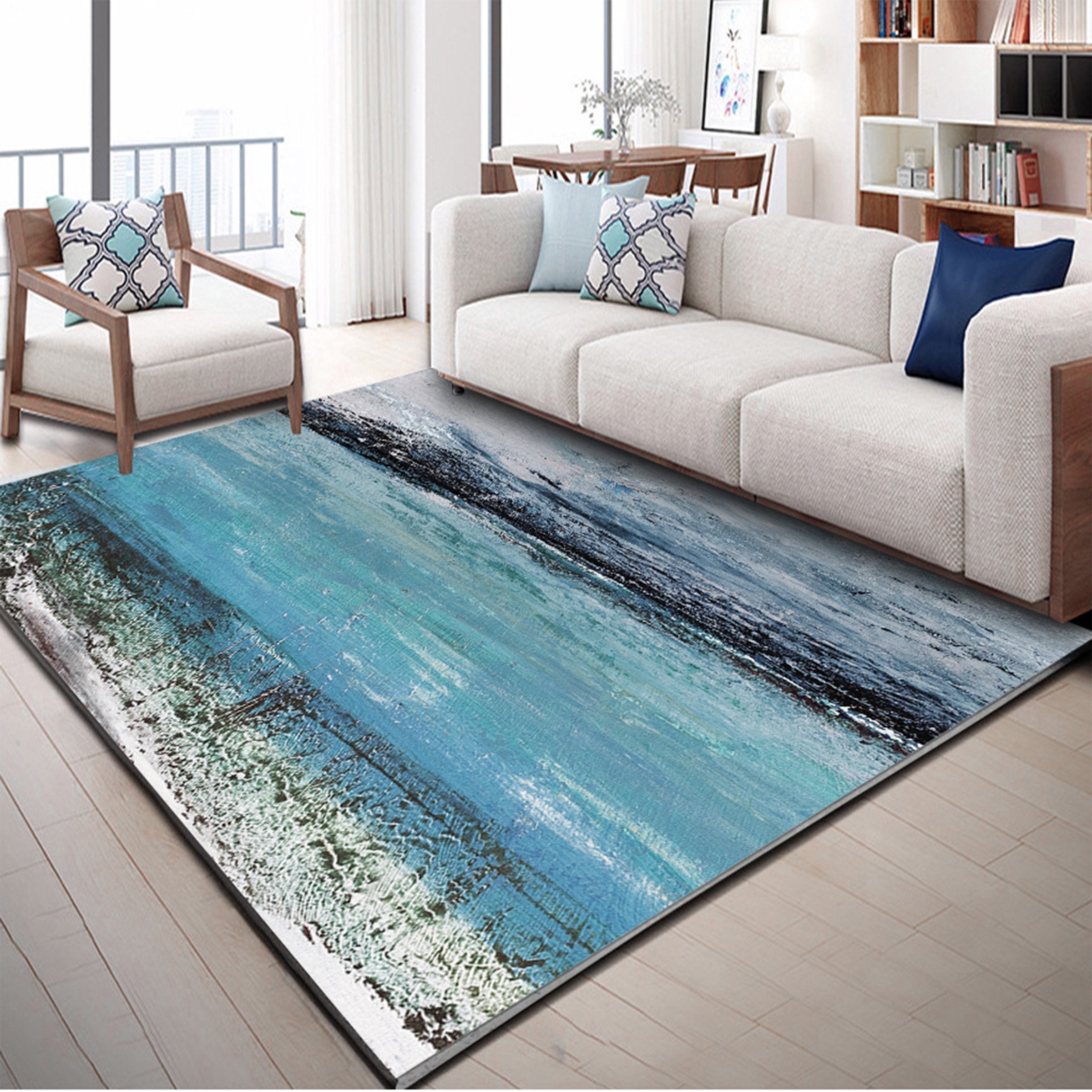 3D Color Inkjet WG180 Non Slip Rug Mat Mat AJ Creativity Home 