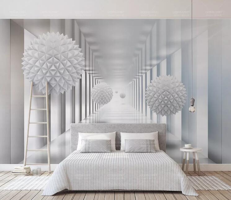 3D Geometric Sphere WG96 Wall Murals Wallpaper AJ Wallpaper 2 