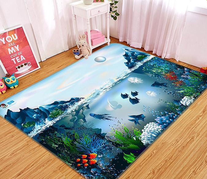 3D Marine Fish 627 Non Slip Rug Mat Mat AJ Creativity Home 