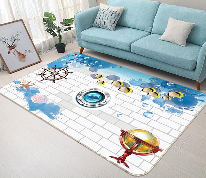 3D Globe Bubble 431 Non Slip Rug Mat Mat AJ Creativity Home 