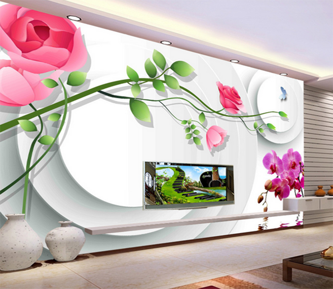 3D Morning Glory 318 Wallpaper AJ Wallpaper 