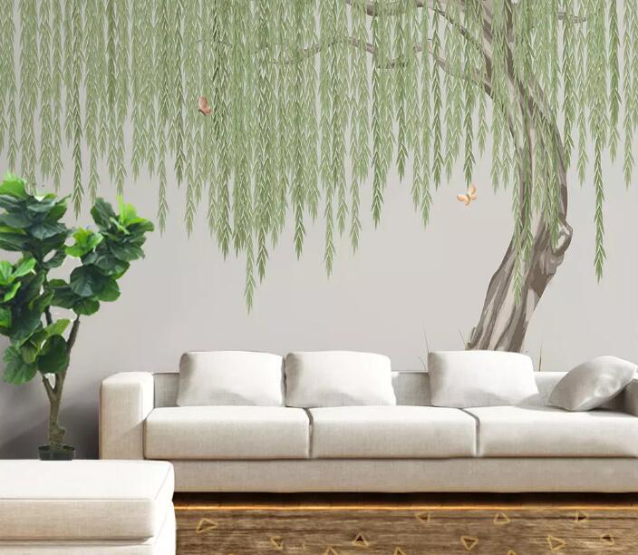 3D Willow Butterfly WG658 Wall Murals