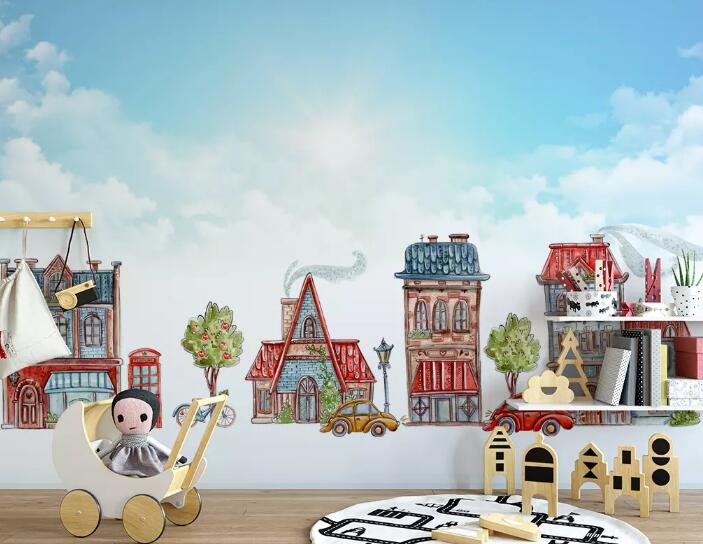 3D Color City WG35 Wall Murals Wallpaper AJ Wallpaper 2 