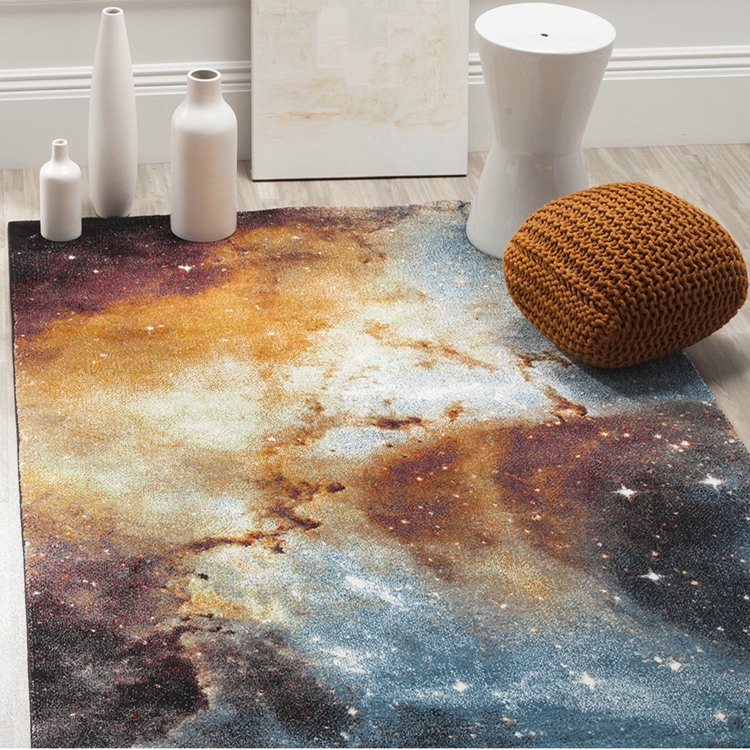 3D Color Planet WG142 Non Slip Rug Mat Mat AJ Creativity Home 