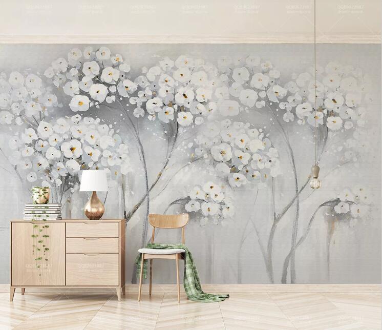 3D Chinese Flower WG679 Wall Murals