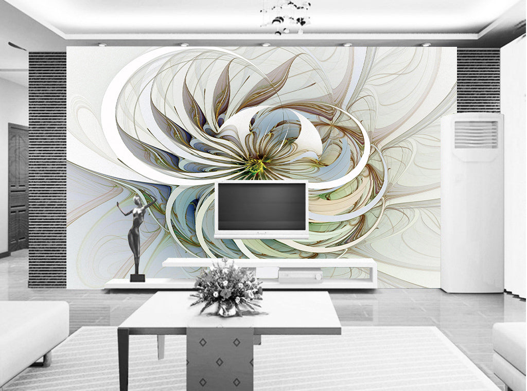 3D Blooming Flower WG131 Wall Murals