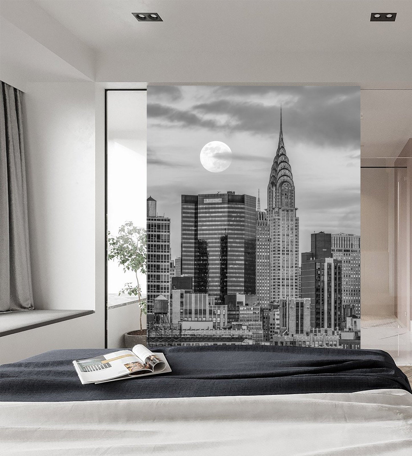 3D Gray Building 6198 Assaf Frank Wall Mural Wall Murals