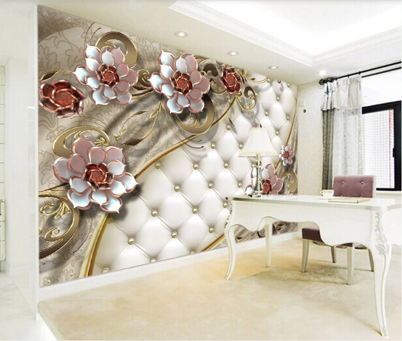 3D Flower Decoration WC892 Wall Murals