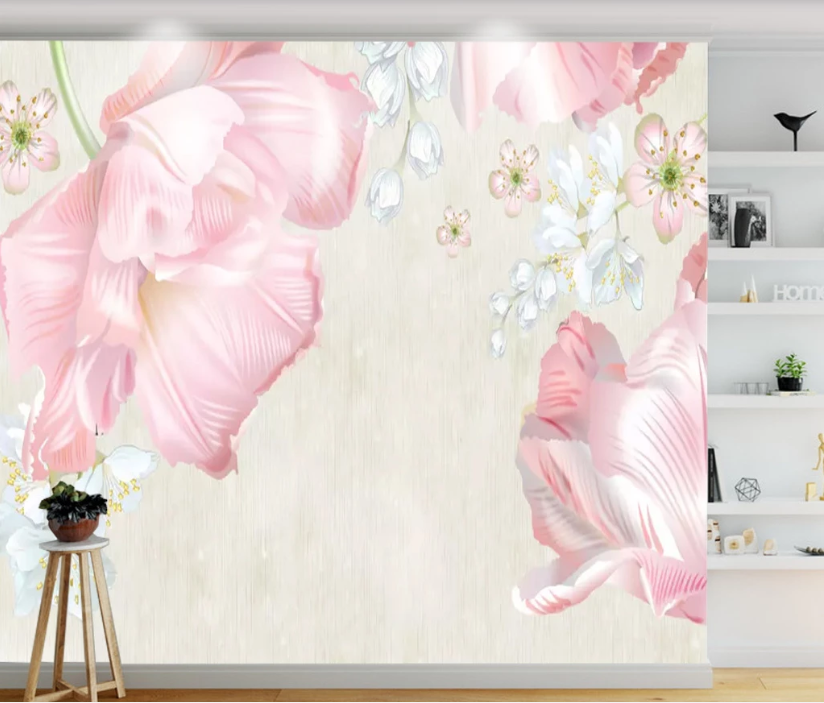 3D Big Flower WC764 Wall Murals