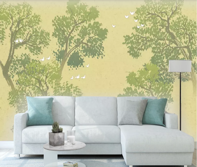 3D Tree Bird WC496 Wall Murals