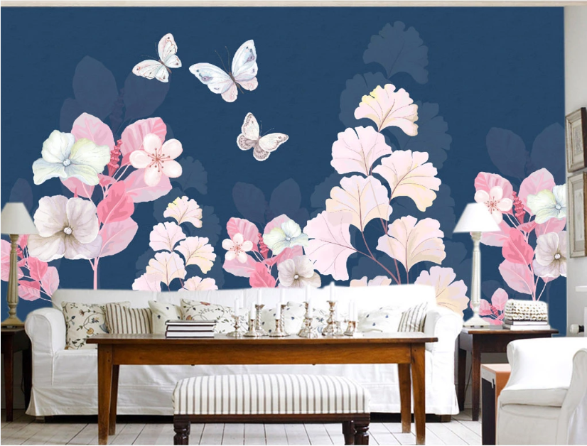 3D Butterfly Flying WC372 Wall Murals