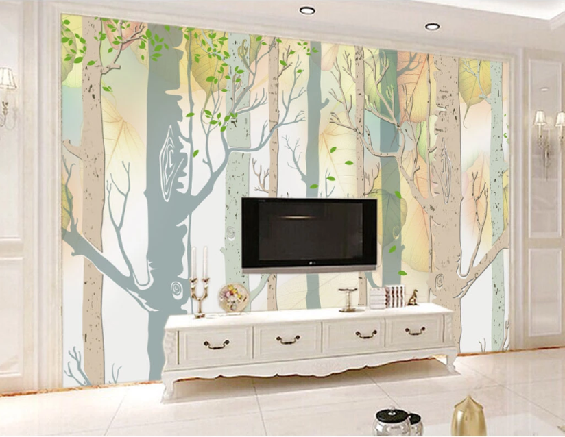 3D Bare Tree WC367 Wall Murals