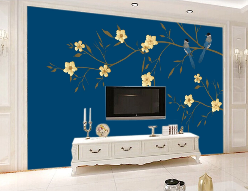 3D Yellow Flower WC234 Wall Murals