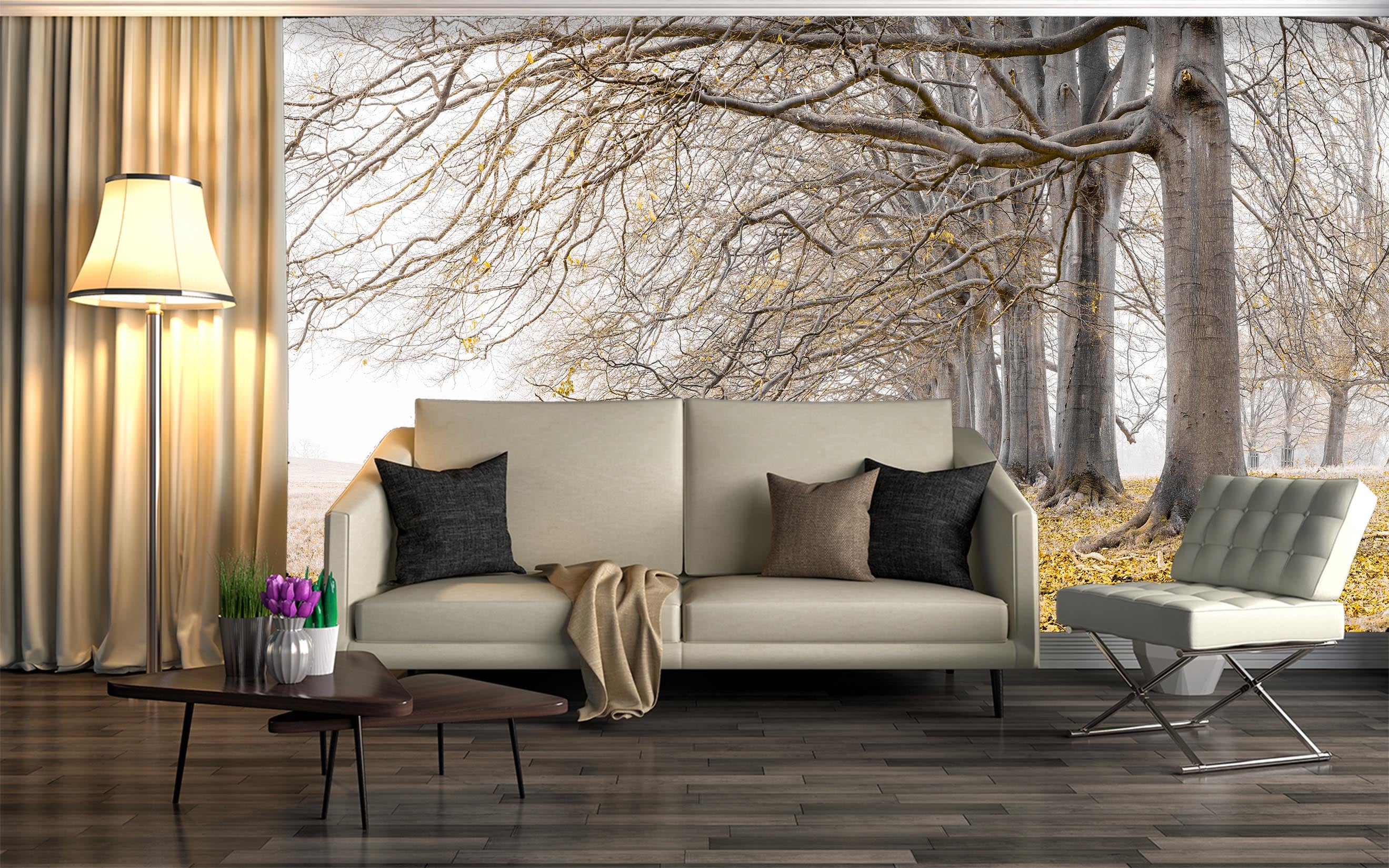 3D Autumn Leaves 6156 Assaf Frank Wall Mural Wall Murals