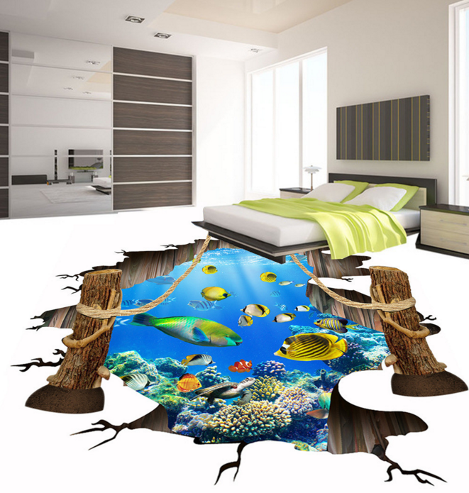 3D Coral 175 Floor Mural Wallpaper AJ Wallpaper 2 