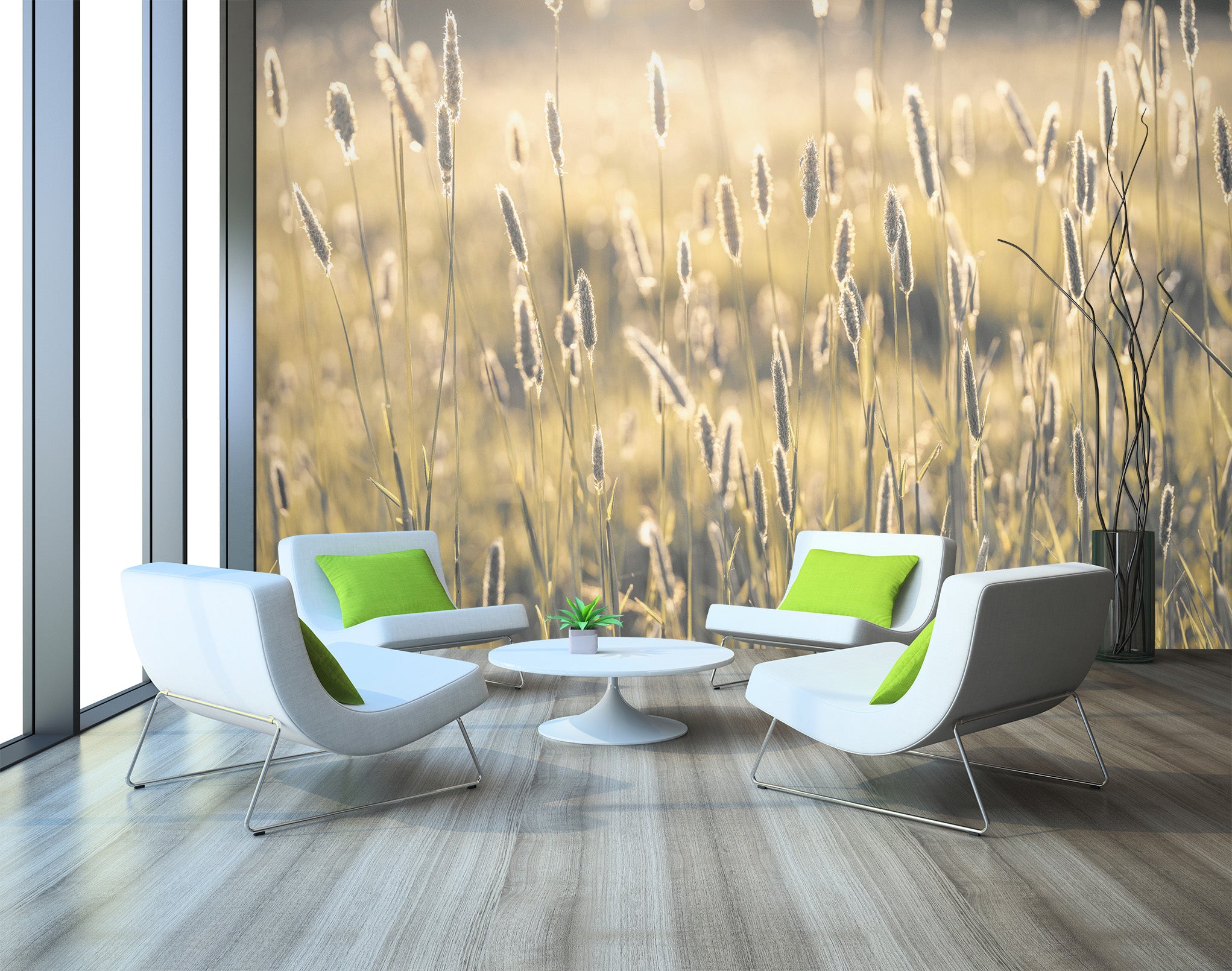 3D Sunlight Grass 6137 Assaf Frank Wall Mural Wall Murals