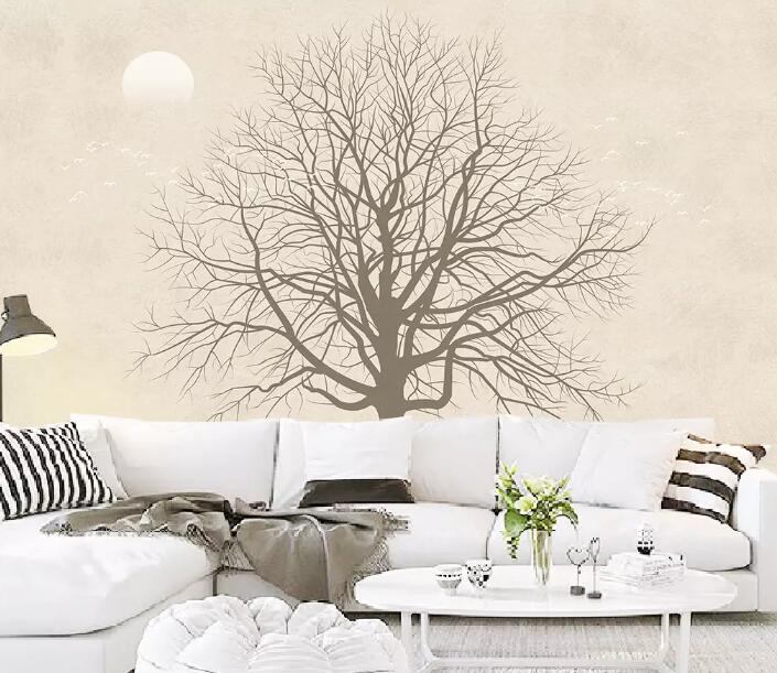 3D Moon Tree WG1021 Wall Murals