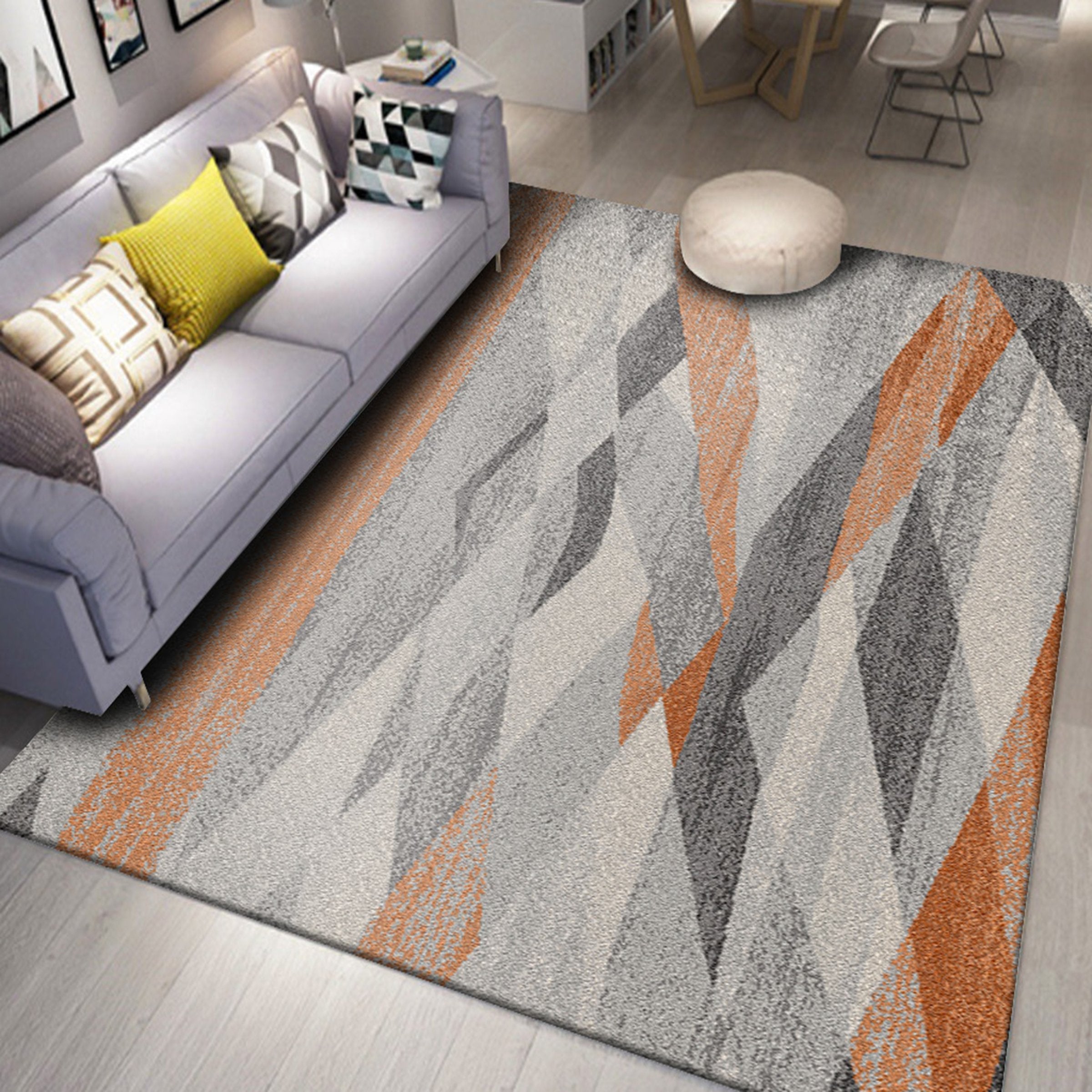 3D Modern Geometry WG057 Non Slip Rug Mat Mat AJ Creativity Home 