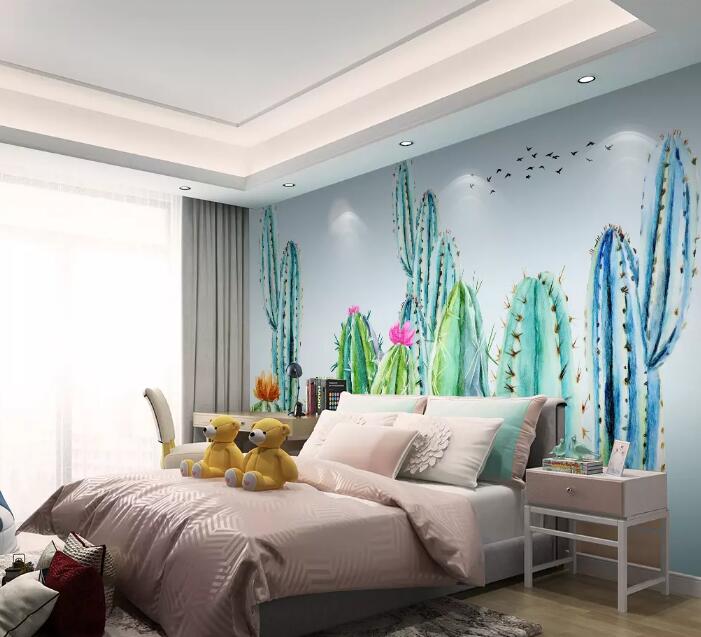 3D Thorn Cactus WG977 Wall Murals