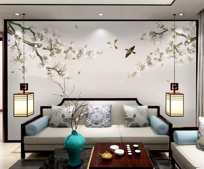 3D Deciduous Bird WG958 Wall Murals