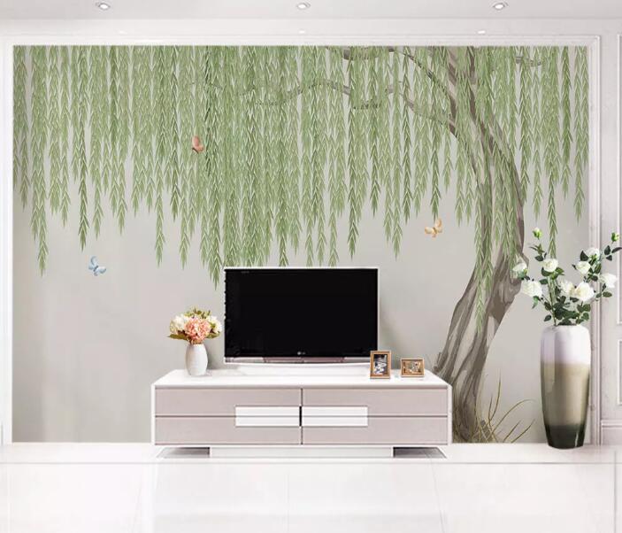 3D Willow Butterfly WG658 Wall Murals