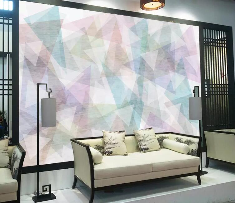 3D Color Geometry WG1032 Wall Murals