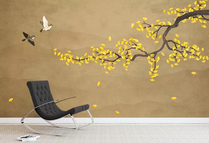 3D Flying Magpie WG1039 Wall Murals