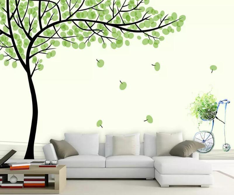 3D Leaves Falling 897 Wall Murals Wallpaper AJ Wallpaper 2 