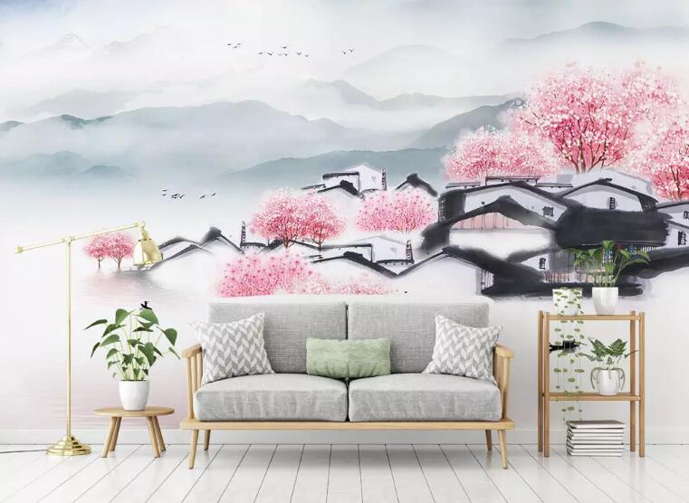 3D Mountain Flower WG791 Wall Murals